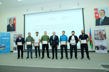 16 oktyabr 2025-ci il tarixində “Azərbaycan Respublikasının işğaldan azad edilmiş ərazilərinə Böyük Qayıdışa dair I Dövlət Proqramı” və “Azərbaycan Respublikasının 2022–2026-cı illərdə sosial-iqtisadi inkişaf Strategiyası” çərçivəsində Sənaye və İnnovasiyalar üzrə Bakı Dövlət Peşə Təhsil Mərkəzində qısamüddətli təlimləri uğurla başa vuran müdavimlərin təltifolunma tədbiri