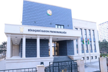 23 dekabr 2025-ci il tarixində Bakı şəhəri Binəqədi rayon prokurorluğunun yeni inzibati binasının açılış mərasimi