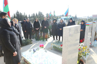 Vətən müharibəsi şəhidi Məmmədli Murad Teymurşah oğlunun doğum günü münasibətilə məzarı ziyarət olunması