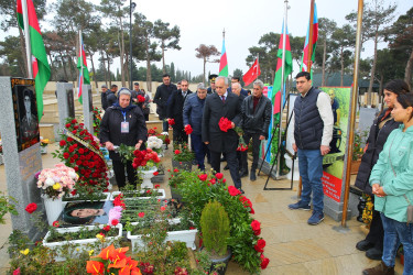 Vətən müharibəsi şəhidi- baş leytenant Seymur Hüseynoğlunun şəhadətinin ikinci ildönümü münasibətilə anım mərasimi