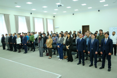 16 oktyabr 2025-ci il tarixində “Azərbaycan Respublikasının işğaldan azad edilmiş ərazilərinə Böyük Qayıdışa dair I Dövlət Proqramı” və “Azərbaycan Respublikasının 2022–2026-cı illərdə sosial-iqtisadi inkişaf Strategiyası” çərçivəsində Sənaye və İnnovasiyalar üzrə Bakı Dövlət Peşə Təhsil Mərkəzində qısamüddətli təlimləri uğurla başa vuran müdavimlərin təltifolunma tədbiri