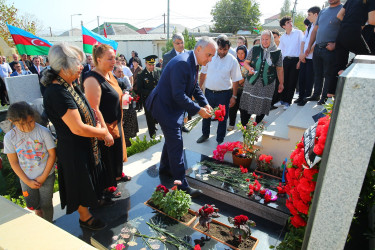 Vətən müharibəsi şəhidləri - Əli Nadir oğlu Bayramov və Ayhan Akif oğlu Haqverdiyevin şəhadətlərinin ikinci ildönümü münasibətilə anım mərasimi