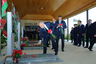 27 sentyabr 2025-ci il tarixində 27 Sentyabr - Anım Gününün beşinci ildönümünün qeyd olunması ilə əlaqədar  II Fəxri Xiyaban, Xocəsən, Biləcəri və Binəqədi qəsəbələrində yerləşən Vətən müharibəsi Şəhidlərinin Xiyaban Komplekslərinin ziyarəti