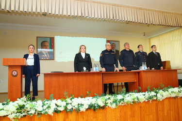 06 may 2025-ci il tarixdə 135 nömrəli tam orta məktəbdə "Narkotiksiz gələcək naminə” mövzusunda görüş