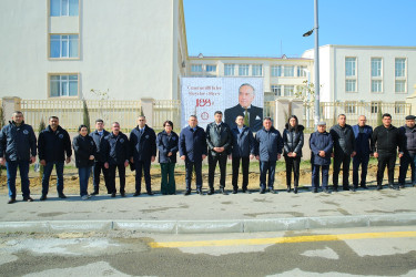 Xocəsən  qəsəbəsi,  Sulutəpə  yaşayış  massivində  yerləşən  şəhid  və  qazi ailələrinin  yaşadıqları  şəhərcikdə ümumilli lider  Heydər  Əliyevin 100 illik  yubileyi ilə əlaqədar ağacəkmə aksiyası