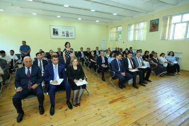 23 iyun 2026-cı il tarixində Binəqədi Rayon İcra Hakimiyyətinin başçısı Elxan Allahverdiyevin 9-cu mikroayon sakinləri ilə səyyar qəbulu