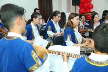 03 iyun 2025-ci il tarixində Arif Məlikov adına 11 nömrəli Onbirillik Musiqi məktəbinin şagirdlərinin yekun hesabat konserti