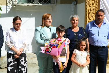 Vətən Müharibəsi şəhidi Tagiyev Ruslan Fuad oğlunun xatirəsinin əbədiləşdirilməsi məqsədilə hazırlanmış baralyefinin açılış mərasimi