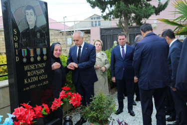 27 sentyabr 2025-ci il tarixində 27 Sentyabr - Anım Gününün beşinci ildönümünün qeyd olunması ilə əlaqədar  II Fəxri Xiyaban, Xocəsən, Biləcəri və Binəqədi qəsəbələrində yerləşən Vətən müharibəsi Şəhidlərinin Xiyaban Komplekslərinin ziyarəti