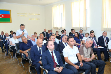 24 iyul 2025-ci il tarixində Binəqədi Rayon İcra Hakimiyyətinin başçısı Elxan Allahverdiyevin M.Ə.Rəsulzadə qəsəbəsinin sakinləri ilə səyyar qəbulu