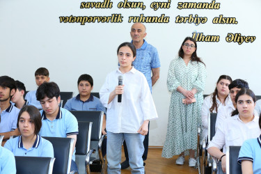 29 may 2025-ci il tarixdə 248 № li tam orta məktəbdə "Narkotiksiz gələcək naminə!” mövzusunda növbəti maarifləndirici tədbir