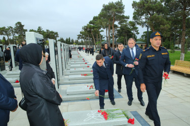 27 sentyabr 2025-ci il tarixində 27 Sentyabr - Anım Gününün beşinci ildönümünün qeyd olunması ilə əlaqədar  II Fəxri Xiyaban, Xocəsən, Biləcəri və Binəqədi qəsəbələrində yerləşən Vətən müharibəsi Şəhidlərinin Xiyaban Komplekslərinin ziyarəti