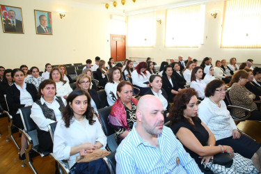 24 oktyabr 2025-ci iil tarixində General Əlağa Şıxlinski adına 135 nömrəli məktəbin 55 illik yubileyi münasibətilə tədbir