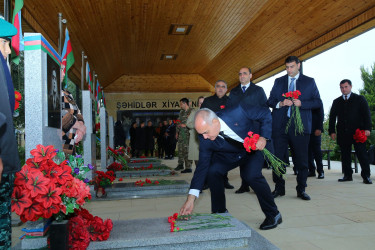 27 sentyabr 2025-ci il tarixində 27 Sentyabr - Anım Gününün beşinci ildönümünün qeyd olunması ilə əlaqədar  II Fəxri Xiyaban, Xocəsən, Biləcəri və Binəqədi qəsəbələrində yerləşən Vətən müharibəsi Şəhidlərinin Xiyaban Komplekslərinin ziyarəti