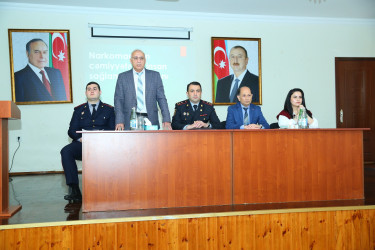 03 dekabr 2025-ci il tarixində 248 № li tam  orta məktəbdə "Narkotiksiz gələcək naminə!” mövzusunda növbəti maarifləndirici tədbir