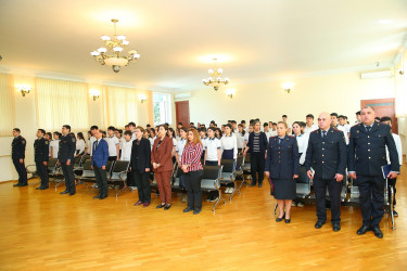 06 may 2025-ci il tarixdə 135 nömrəli tam orta məktəbdə "Narkotiksiz gələcək naminə” mövzusunda görüş