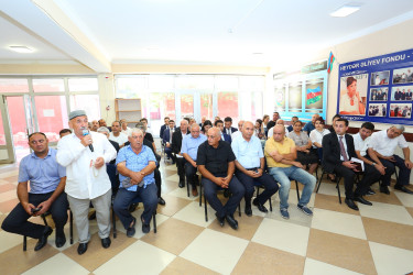 19 avqust 2025-ci il tarixində Binəqədi Rayon İcra Hakimiyyətinin başçısı Elxan Allahverdiyevin Xocəsən qəsəbə sakinləri ilə səyyar qəbulu