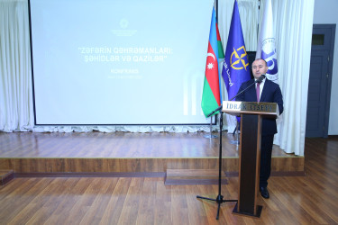 3 noyabr 2025-ci il tarixində “İdrak” liseyində 8 Noyabr-Zəfər Gününün beşinci ildönümünə həsr olunmuş "Zəfərin qəhrəmanları: şəhidlər və qazilər" adlı tədbir