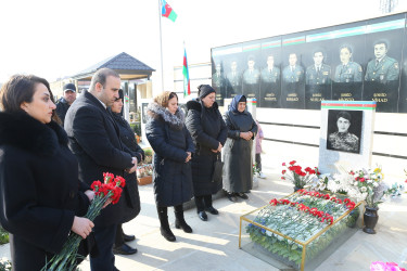 Vətən müharibəsi şəhidi Məmmədli Murad Teymurşah oğlunun doğum günü münasibətilə məzarı ziyarət olunması