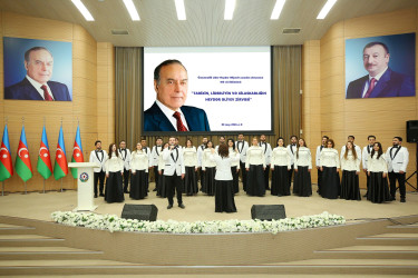 08 may 2026-cı il tarixində “Şəhərsalma və Memarlıq İli” çərçivəsində Binəqədi  rayonunda Ümummilli Lider Heydər Əliyevin anadan olmasının 103-cü ildömümünə həsr olunmuş “TARİXİN, LİDERLİYİN VƏ XİLASKARLIĞIN HEYDƏR ƏLİYEV ZİRVƏSİ" adlı tədbir