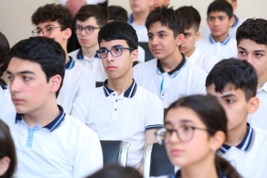 06 may 2025-ci il tarixdə 135 nömrəli tam orta məktəbdə "Narkotiksiz gələcək naminə” mövzusunda görüş