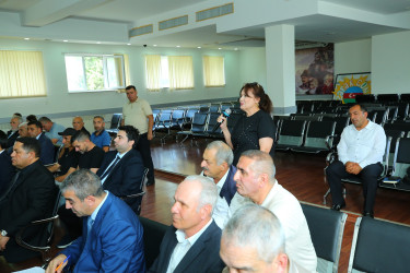 10 sentyabr 2026-cı il tarixində Binəqədi Rayon İcra Hakimiyyətinin başçısı Elxan Allahverdiyevin 8-ci mikrorayon sakinləri ilə səyyar qəbulu