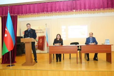 04 dekabr 2025-ci il tarixində 267 № li məktəb-liseydə "Narkotiksiz gələcək naminə!” mövzusunda növbəti maarifləndirici tədbir