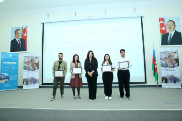 16 oktyabr 2025-ci il tarixində “Azərbaycan Respublikasının işğaldan azad edilmiş ərazilərinə Böyük Qayıdışa dair I Dövlət Proqramı” və “Azərbaycan Respublikasının 2022–2026-cı illərdə sosial-iqtisadi inkişaf Strategiyası” çərçivəsində Sənaye və İnnovasiyalar üzrə Bakı Dövlət Peşə Təhsil Mərkəzində qısamüddətli təlimləri uğurla başa vuran müdavimlərin təltifolunma tədbiri