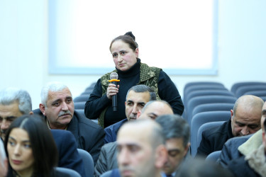 08 yanvar 2026-cı il tarixində Binəqədi Rayon İcra Hakimiyyətinin başçısı Elxan Allahverdiyevin Xocəsən qəsəbə sakinləri ilə səyyar qəbulu