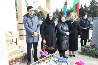 Vətən müharibəsi şəhidi Məmmədli Murad Teymurşah oğlunun doğum günü münasibətilə məzarı ziyarət olunması