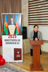20 may 2025-ci il tarixində 83 nömrəli məktəb-liseyin birgə təşkilatçılığı ilə "Konstitusiya və Suverenlik ili"nə həsr edilmiş "Suverenliyimiz-Müstəqilliyimizin zirvəsi" adlı tədbir