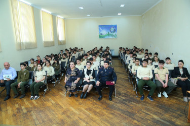 26 noyabr 2025-ci il tarixində 298 № li tam orta məktəbdə "Narkotiksiz gələcək naminə!” mövzusunda növbəti maarifləndirici tədbir