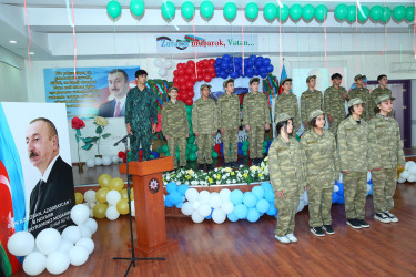 31 oktyabr 2025-ci il tarixində Binəqədi rayonu Rüstəm Əliyev adına 3 nömrəli tam orta məktəbdə “Konstitusiya və Suverenlik İli” çərçivəsində “Zəfər, Bayraq və Konstitusiya” adlı tədbir