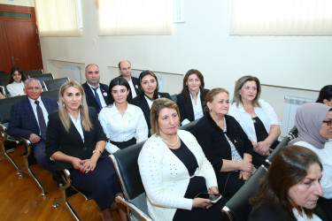 24 oktyabr 2025-ci iil tarixində General Əlağa Şıxlinski adına 135 nömrəli məktəbin 55 illik yubileyi münasibətilə tədbir