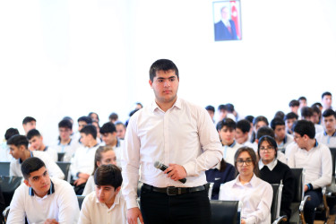 28 noyabr 2025-ci il tarixində 182 № li tam orta məktəbdə "Narkotiksiz gələcək naminə!” mövzusunda növbəti maarifləndirici tədbir