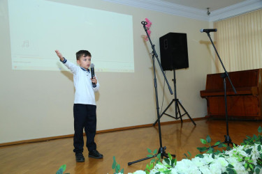 24 oktyabr 2025-ci iil tarixində General Əlağa Şıxlinski adına 135 nömrəli məktəbin 55 illik yubileyi münasibətilə tədbir