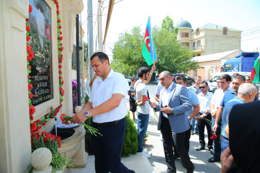 21 avqust 2022-ci il tarixində şəhidi Rövşən Kazım oğlu Hüseynovun doğum günü münasibəti ilə məzarı və ailəsi ziyarət edildi.