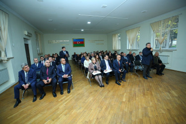 11 dekabr 2025-ci il tarixində Binəqədi Rayon İcra Hakimiyyətinin başçısı Elxan Allahverdiyevin M.Ə.Rəsulzadə qəsəbə sakinləri ilə səyyar qəbulu