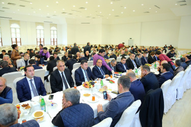 27 Sentyabr 2025-ci il tarixində Anım Gününün beşinci ildönümünün qeyd olunması ilə əlaqədar Binəqədi Rayon İcra Hakimiyyətinin təşkilatçılığı ilə Heydər Məscidində şəhidlərimizin əziz xatirəsinə ehsan süfrəsi