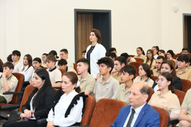 07 may 2025-ci il tarixində 335 nömrəli tam orta məktəbdə "Narkotiksiz gələcək naminə” mövzusunda görüş