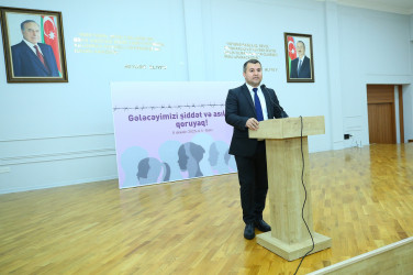 08 dekabr 2025-ci il tarixində 300 № li tam orta məktəbdə “Gələcəyimizi şiddət və asılılıqdan qoruyaq!” mövzusunda maarifləndirici tədbir