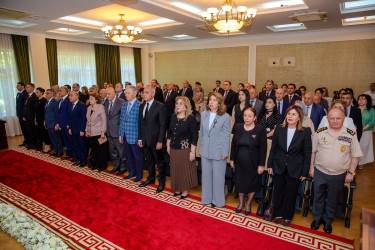 13 iyul 2026-cı il tarixində Ümummilli Lider Heydər Əliyevin ilk dəfə siyasi rəhbərliyə gəlişinin 57-ci ildönümünə  həsr olunmuş “14 iyul 1969-cu il: Tarixi dönüş və Azərbaycanın milli  inkişaf yolunun başlanğıcı” adlı  tədbir