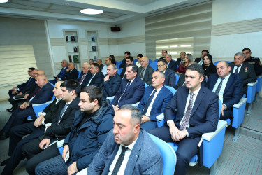 18 dekabr 2025-ci il tarixində “Binəqədi rayonunda 2025-ci ildə Mülki müdafiə sahəsində görülmüş işlərin yekunları və 2026-cı ildə qarşıda duran vəzifələr” və “Yanğın təhlükəsizliyinin təmin olunmasında Fövqəladə Hallar Nazirliyi, yerli icra hakimiyyəti və özünüidarəetmə orqanlarının birgə fəaliyyəti” mövzusunda rayon müşavirəsi