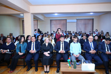 Azərbaycan ədəbiyyatının görkəmli nümayəndəsi, xalq şairi, dramaturq, ədəbiyyatşünas, pedaqoq və ictimai xadim, akademik Bəxtiyar Vahabzadənin anadan olmasının 100 illik yubileyinə həsr olunmuş “Şeirin Bəxtiyar Nidası”  adlı tədbir