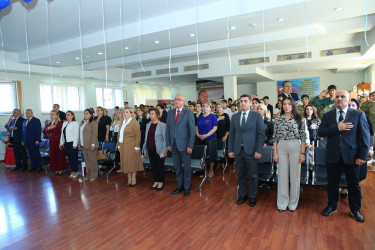 31 oktyabr 2025-ci il tarixində Binəqədi rayonu Rüstəm Əliyev adına 3 nömrəli tam orta məktəbdə “Konstitusiya və Suverenlik İli” çərçivəsində “Zəfər, Bayraq və Konstitusiya” adlı tədbir