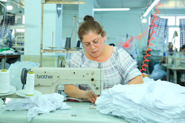 Binəqədi Rayon İcra Hakimiyyətinin təşkilatçılığı ilə M.Ə.Rəsulzadə qəsəbəsində yerləşən Bakı Tekstil Fabrikində görüş