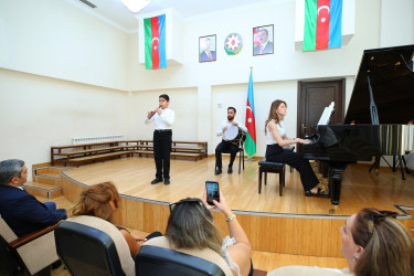 18 sentyabr 2026-cı il tarixində Arif Məlikov adına 11 nömrəli Onbirillik Musiqi Məktəbində Azərbaycanın dahi bəstəkarı, pedaqoq və ictimai xadim Üzeyir Hacıbəylinin anadan olmasının 141-ci ildönümü və 18 Sentyabr – Milli Musiqi Günü münasibətilə konsert proqramı
