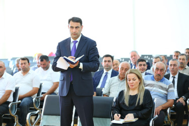 06 avqust 2026-cı il tarixində Binəqədi Rayon İcra Hakimiyyətinin başçısı Elxan Allahverdiyevin 28 May qəsəbə sakinləri ilə səyyar qəbulu