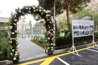 Leyla Əliyevanın iştirakı ilə Binəqədi rayonunda növbəti “Bizim Həyət”in açılışı