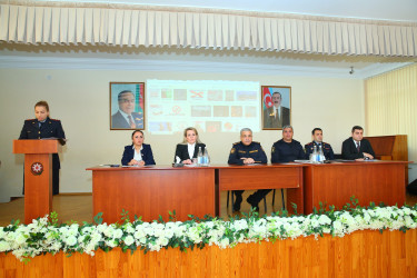 06 may 2025-ci il tarixdə 135 nömrəli tam orta məktəbdə "Narkotiksiz gələcək naminə” mövzusunda görüş